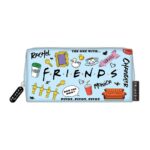 Friends PU Pencil Case - Blue Icons Licensed