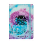 Friends A5 Casebound Notebook Purple Tie Dye Licensed