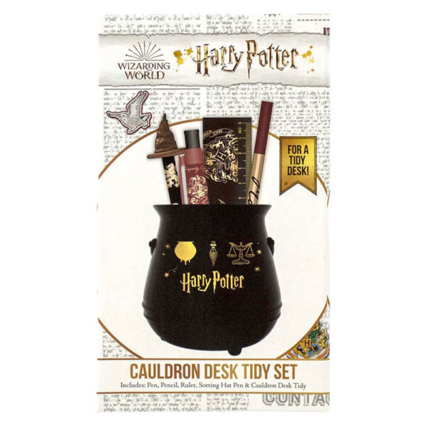 Harry Potter Cauldron Desk Tidy Set