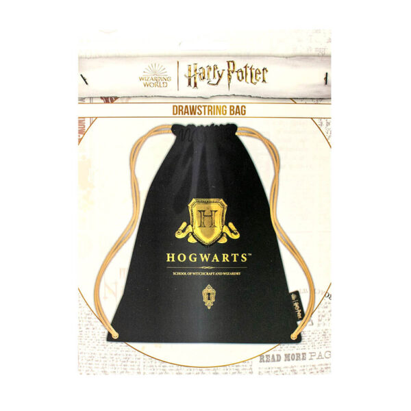 Harry Potter Draw String Bag - Hogwarts Shield