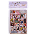 Harry Potter A5 Exericise Book And Puff Stickers Licensed