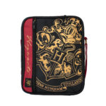 Harry Potter Lunch Bag - Deluxe 2 Pocket - Black - Crest Licensed