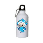 Μπουκάλι με μαύρο καπάκι 600ml Λα Τερας 6