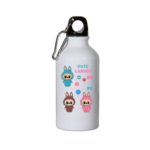 Μπουκάλι με μαύρο καπάκι 600ml Λα Τερας 10