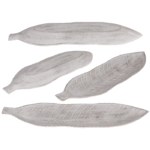 Ξύλινο διακοσμητικό πιάτο , Φύλλο, 53,5 x 16 x 4 cm