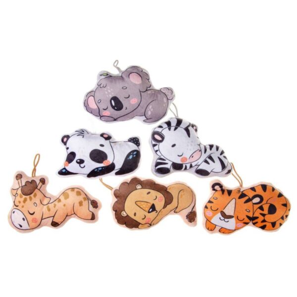 Λούτρινο εξαιρετικά μαλακό Sleeping Wild Animals 15cm