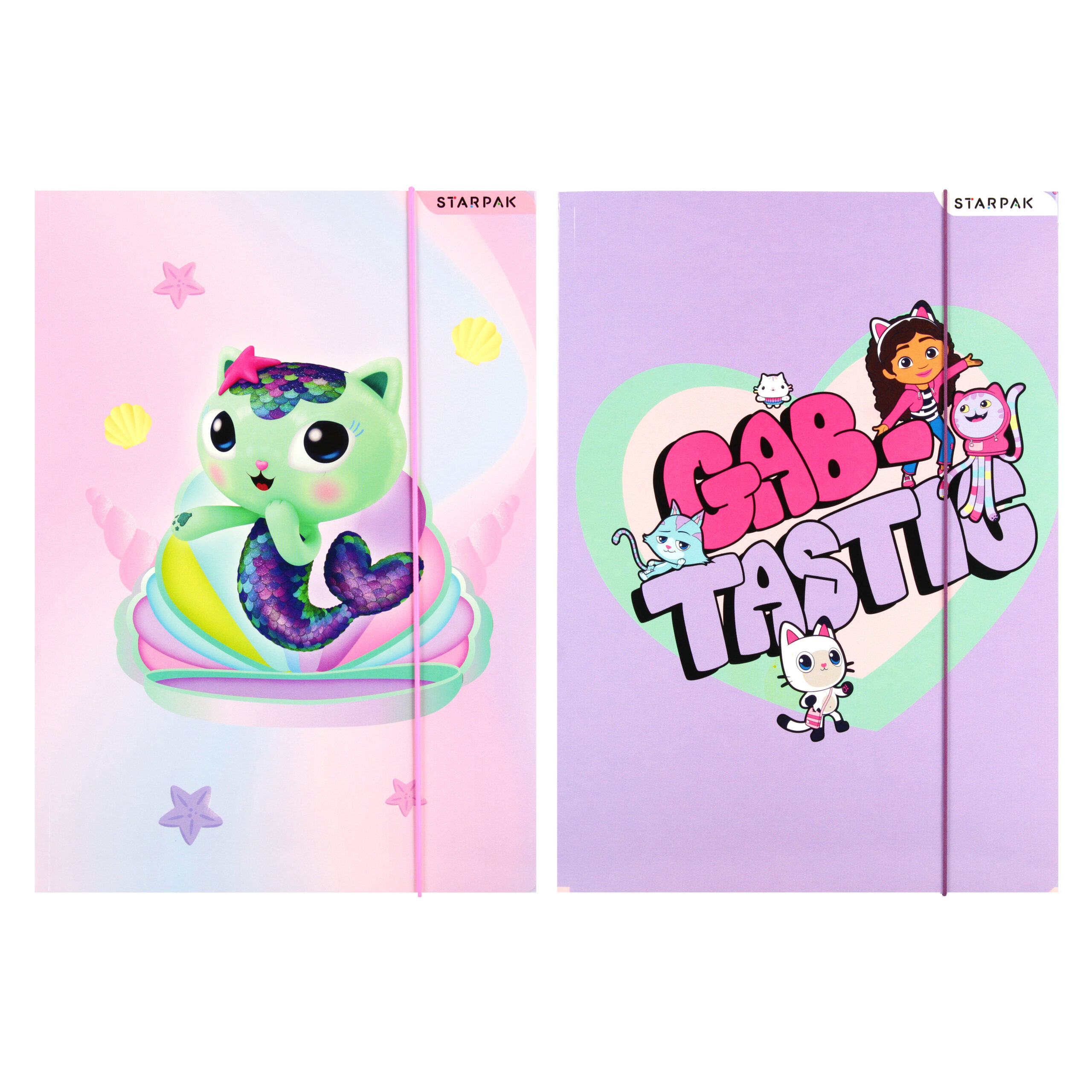 5905523622553.jpg Ντοσιέ με Λάστιχο A4 Gabby's Dollhouse - Image 1