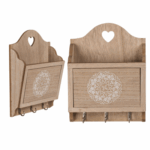 Ξύλινη κλειδοθήκη με 3 γάντζους