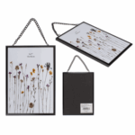 Μαύρη μεταλλική κορνίζα για κρέμασμα, 13 x 18 cm