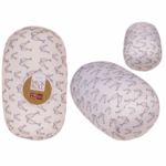 Μαξιλάρι αυχένα με γέμιση micro pellet, Bubbles, περ. 30 x 15 εκ