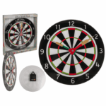 Γυάλινο ρολόι τοίχου, στόχος για βελάκια, Δ:30 εκ.