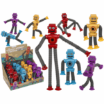 Ελαστικός σωλήνας, Ρομπότ, 14,5 x 15 εκ., 4 χρώματα