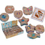 Μαγική βαμβακερή πετσέτα “Ζώα” 30 x 30 cm 96τεμ/display