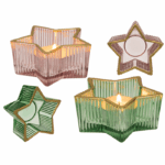 Γυάλινη βάση ρεσώ, αστέρι Διαστάσεις: περίπου 8,6 x 4 εκ.