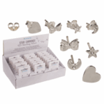 Σκουλαρίκια με καρφίτσα, γυναικεία συλλογή, από ασήμι 925