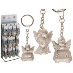 Metal keychain, Guardian Angel,
ca. 5 cm CHRISTMAS KEYCHAIN