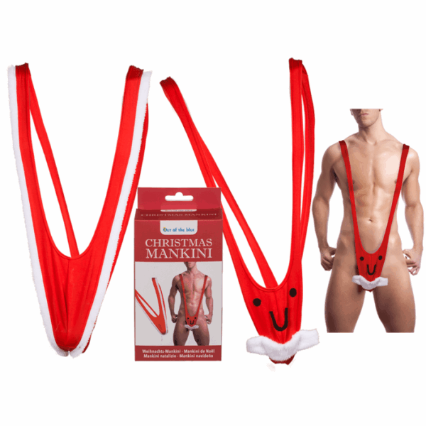 Man Swimsuit, Christmas Mankini, one size, 95 % Polyester & 5 % elasthan,  ca. 28 g