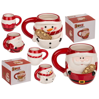 Χριστουγεννιάτικη Κούπα Cookie Cuddler 15 x 9 x 12 cm, 400 ml