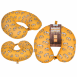 Μαξιλάρι αυχένα με micropellet, με σχέδιο μπύρα,  28 x 28 cm, 85% πολυεστέρας & 15% ελαστάνη,