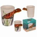 Κούπα Stoneware, Turtle, 11 x 8,5 cm, 300 ml, σε συσκευασία δώρου