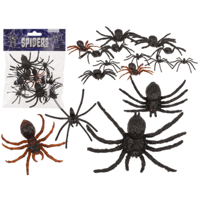 Αράχνες, σετ 12 τεμαχίων Halloween