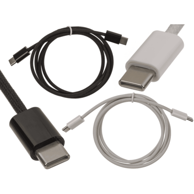 Καλώδιο γρήγορης φόρτισης και δεδομένων USB-C σε USB-C, 1 μ.