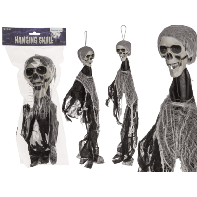 Κρεμαστό διακοσμητικό κρανίο. 50 x 85 εκ. Halloween