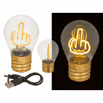 Λαμπτήρας, μεσαίο δάχτυλο, 12 x 7 cm, σε συσκευασία δώρου (Led Light)