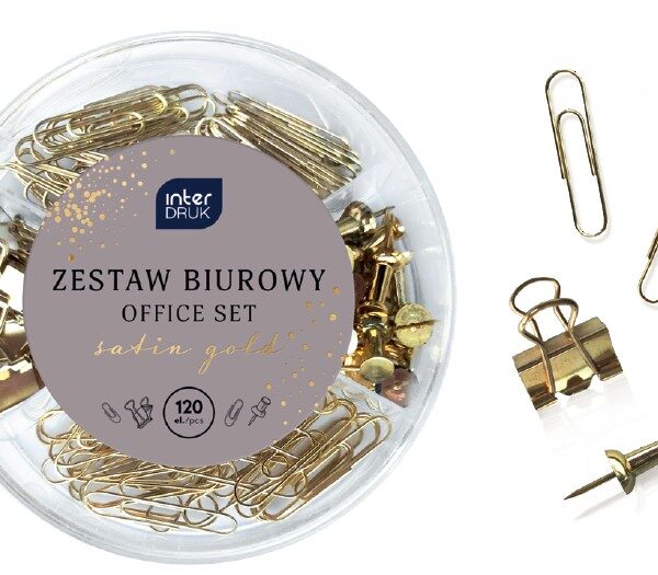 Σετ γραφείου Satin Gold