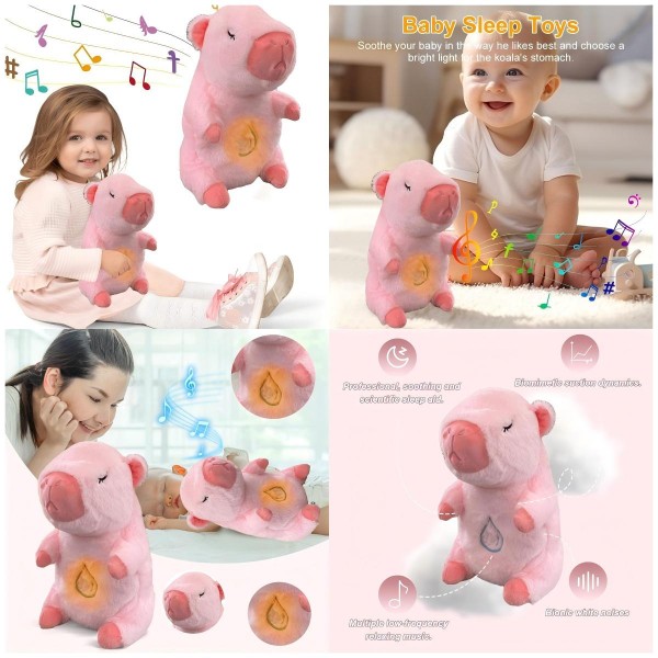 ΚΑΠΙΜΠΑΡΑ ΡΟΖ ΛΟΥΤΡΙΝΑΚΙ ΜΕ ΜΟΥΣΙΚΗ BEBE