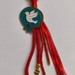 Γούρι για την Νέα Χρονιά με μεταλλικά διακοσμητικά 5 ΓΟΥΡΙ 2026 CHRISTMAS