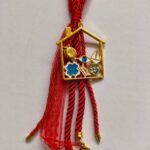 Γούρι για την Νέα Χρονιά με μεταλλικά διακοσμητικά 12 ΓΟΥΡΙ 2026 CHRISTMAS