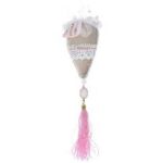 ΧΡ ΚΡΕΜ ΡΟΖ ΒΕΛΟΥΔΙΝΗ ΚΑΡΔΙΑ ΣΤΟΛΙΔΙ 8Χ38ΕΚ CHRISTMAS