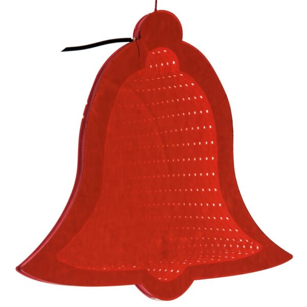 ΚΑΜΠΑΝΑ 3D LED 30ΕΚ ΚΟΚΚΙΝΟ ΡΕΥΜΑΤΟΣ CHRISTMAS