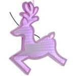 ΕΛΑΦΙ 3D LED 40ΕΚ ΡΟΖ ΡΕΥΜΑΤΟΣ CHRISTMAS