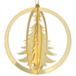 ΧΡ ΣΤΟΛΙΔΙ ΜΠΑΛΛΑ 12ΕΚ.3D ΧΡΥΣΟ ΚΡΕΜΑΣΤΟ CHRISTMAS