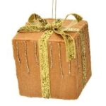 ΧΡ ΧΡΥΣΟ ΚΡΕΜΑΣΤΟ ΔΩΡΑΚΙ 7Χ7Χ8ΕΚ CHRISTMAS