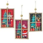 ΧΡ ΞΥΛΙΝΟ ΚΡΕΜΑΣΤΟ ΠΑΡΑΘΥΡΟ 7Χ10ΕΚ 3ΣΧΕΔΙΑ CHRISTMAS