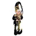 ΧΡ ΜΑΥΡΟ/ΧΡΥΣΟ ΒΕΛΟΥΔΙΝΟ ΞΩΤΙΚΟ ELF 30ΕΚ CHRISTMAS