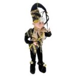 ΧΡ ΜΑΥΡΟ/ΧΡΥΣΟ ΒΕΛΟΥΔΙΝΟ ΞΩΤΙΚΟ ELF 40ΕΚ CHRISTMAS