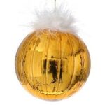 ΧΡ ΧΡΥΣΗ ΓΥΑΛΙΝΗ ΜΠΑΛΑ ΜΕ ΠΟΥΠΟΥΛΑ 10ΕΚ ΣΕΤ/4 CHRISTMAS