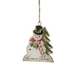 ΧΡ ΜΕΤΑΛΛΙΚΟΣ ΧΙΟΝΑΝΘΡΩΠΟΣ ΚΡΕΜΑΣΤΟ ΣΤΟΛΙΔΙ 9Χ11ΕΚ CHRISTMAS