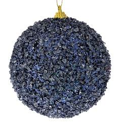 ΧΡ ΜΠΛΕ ΣΚΟΥΡΗ GLITTER ΜΠΑΛΑ 10ΕΚ ΣΕΤ/4 CHRISTMAS