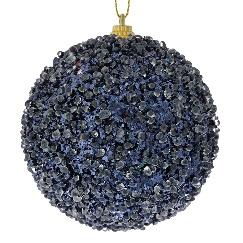 ΧΡ ΜΠΛΕ ΣΚΟΥΡΗ GLITTER ΜΠΑΛΑ 8ΕΚ ΣΕΤ/6 CHRISTMAS