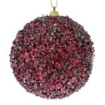 ΧΡ ΜΠΟΡΝΤΟ GLITTER ΜΠΑΛΑ 8ΕΚ ΣΕΤ/6 CHRISTMAS