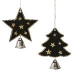 ΧΡ ΜΑΥΡΑ ΚΡΕΜΑΣΤΑ ΣΤΟΛΙΔΙΑ ΑΣΤΕΡΙ ΔΕΝΔΡΟ 2 ΣΧΕΔΙΑ 8Χ10ΕΚ CHRISTMAS