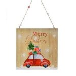 ΧΡ ΞΥΛΙΝΗ ΚΡΕΜΑΣΤΗ ΠΙΝΑΚΙΔΑ 22Χ22ΕΚ CHRISTMAS