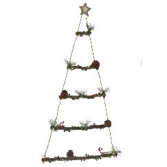 ΧΡ ΞΥΛΙΝΟ ΚΡΕΜΑΣΤΟ ΔΕΝΤΡΟ ΜΕ ΦΩΣ 50Χ95ΕΚ CHRISTMAS
