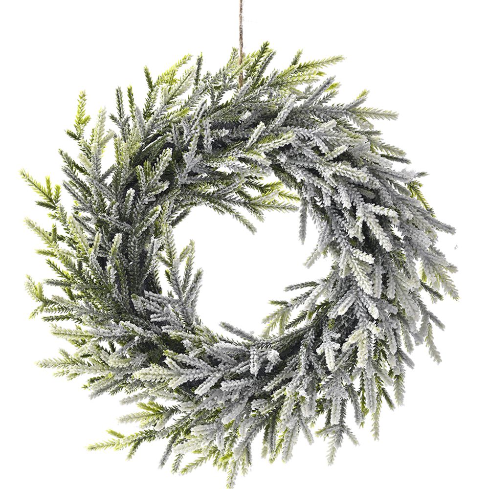 82205.jpg ΧΙΟΝΙΣΜΕΝΟ ΠΛΑΣΤΙΚΟ ΣΤΕΦΑΝΙ 30ΕΚ CHRISTMAS - Image 1