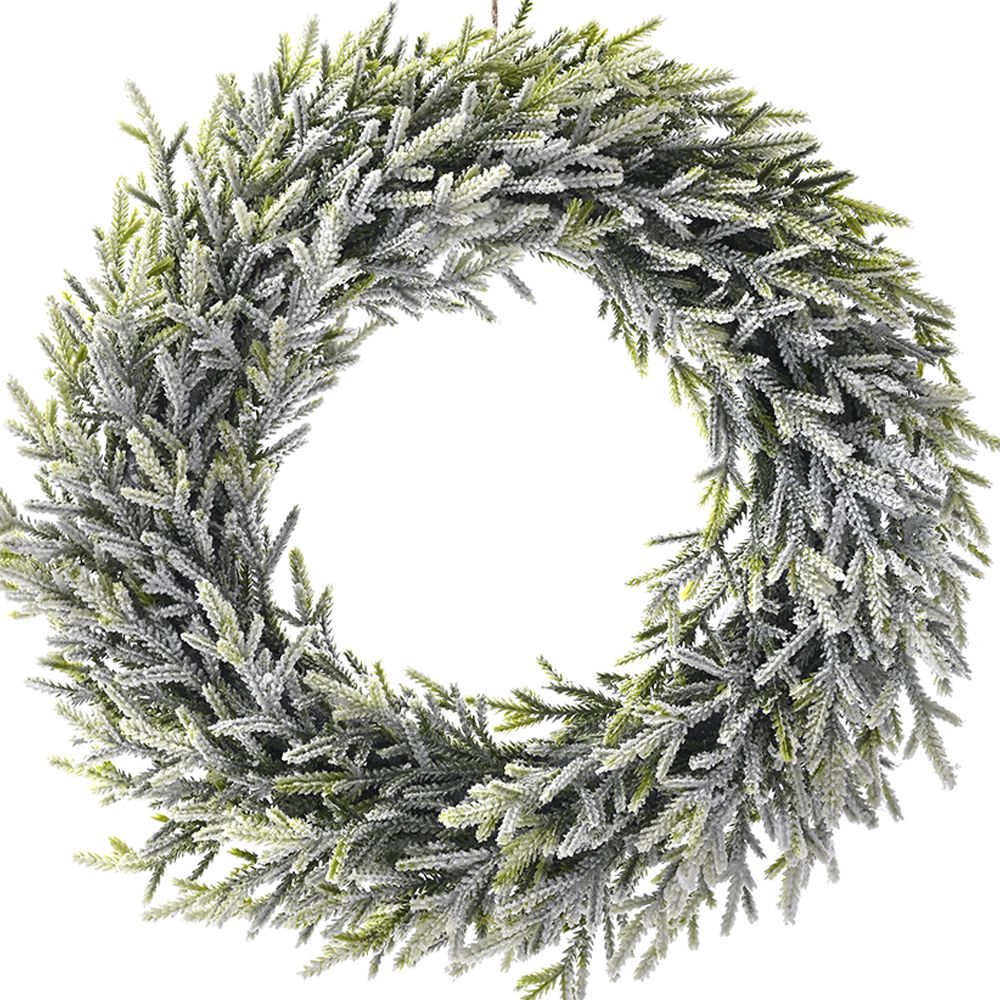 82206.jpg ΧΙΟΝΙΣΜΕΝΟ ΠΛΑΣΤΙΚΟ ΣΤΕΦΑΝΙ 42ΕΚ CHRISTMAS - Image 1